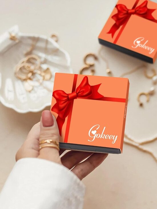 Gold Bracelets Set for Women Non Tarnish, Waterproof 14K Gold Plated Sterling Si - Picture 7 of 7